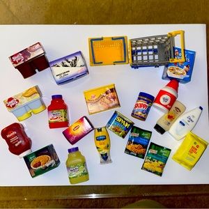 Mini brands and Shopkins Mini Grocery Items 21 Piece set